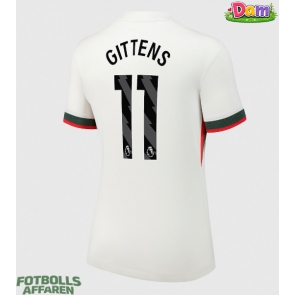 Chelsea Jamie Gittens #11 Bortatröja Kvinnor 2025-26 Kortärmad